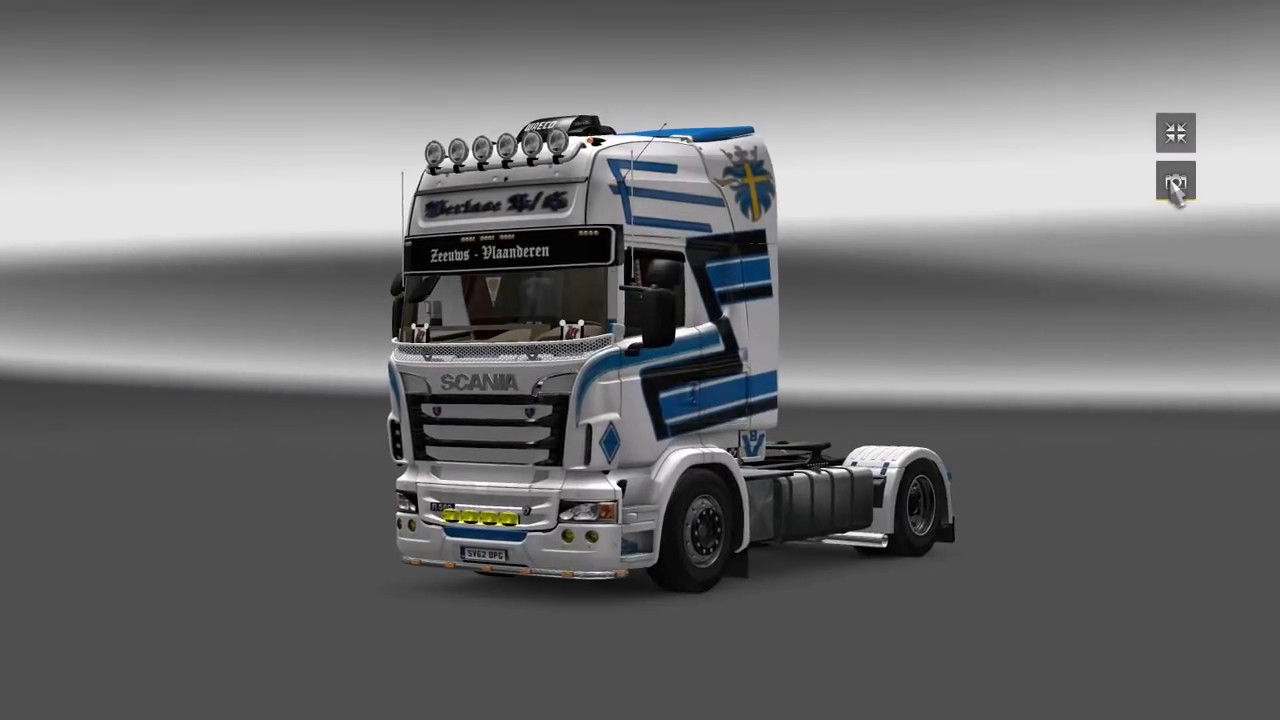 Euro Truck Simulator 2-Customization Scania R