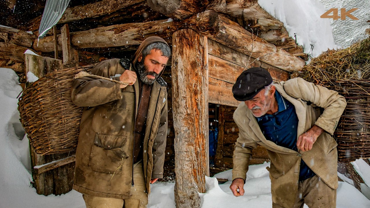 По следам прошлого - Жизнь в заснеженной деревне | Документальный фильм