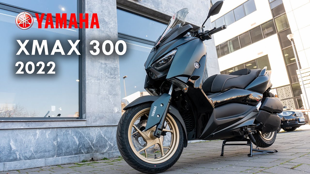 2022 Yamaha XMAX 300 Tech Max Walkaround, Starting Sound, All Details