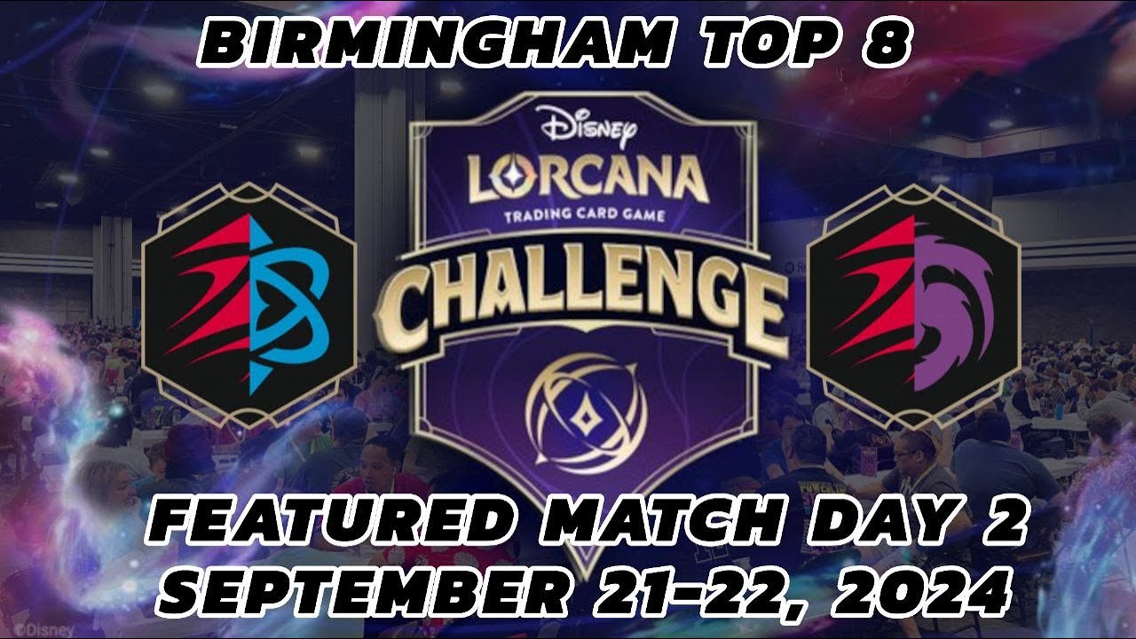 FEATURED MATCH TOP 8 | DLC BIRMINGHAM LORCANA Challenge 2024 | RUBY SAPPHIRE vs. RUBY AMETHYST
