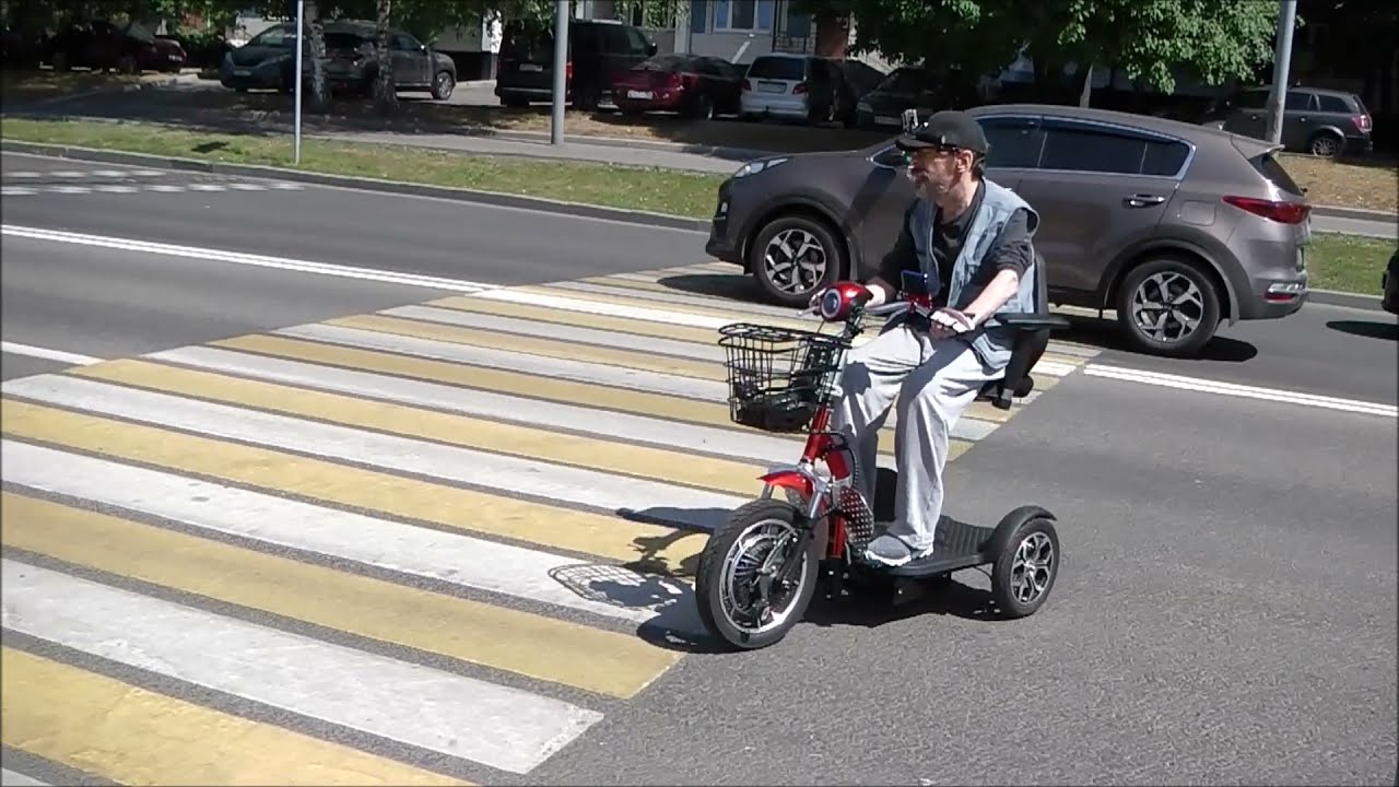 ZAPPY COMFORT 500W, Первый выезд (First exit). Скутеры для инвалидов. Mobility scooter.
