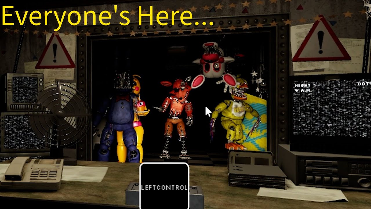 Fnaf Co-op is INSANELY HARD...