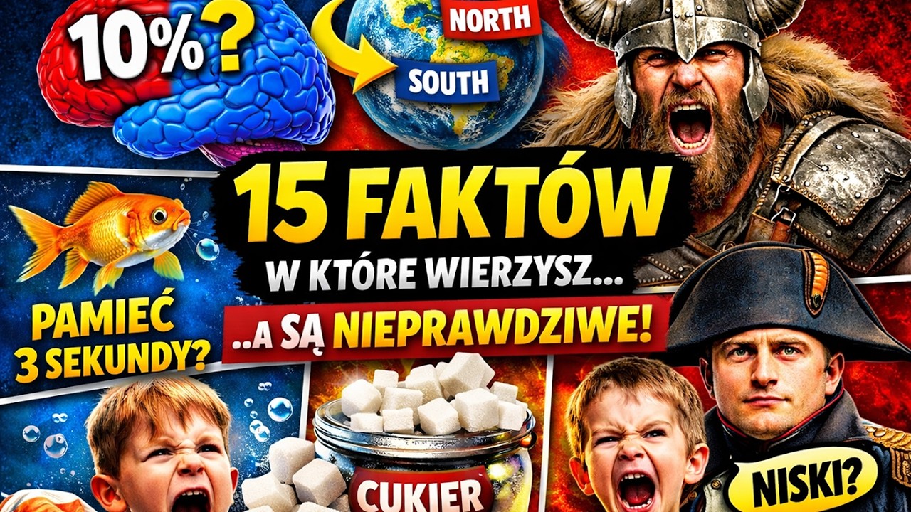 15 Faktów, w które wierzysz, a są NIEPRAWDZIWE