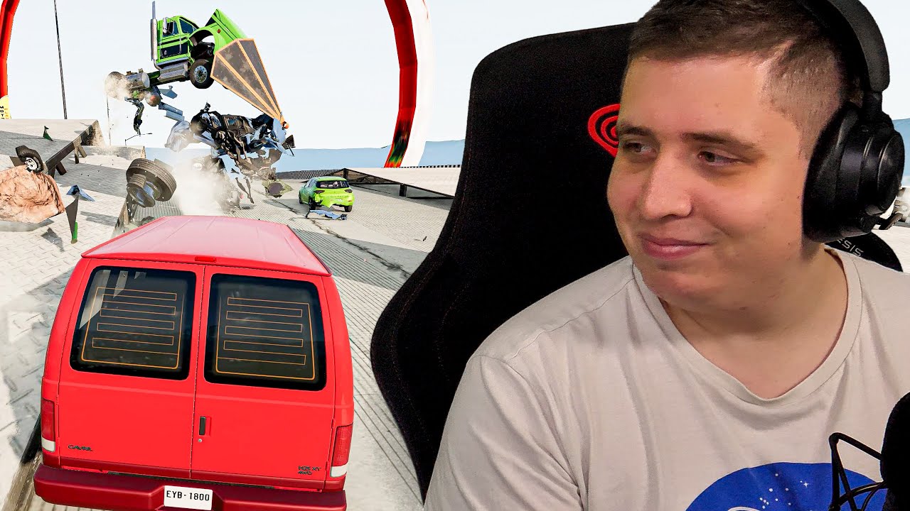 EZ A PIROS AUTÓ GYANÚS NEKEM!!!💥BeamNG Barmai #91