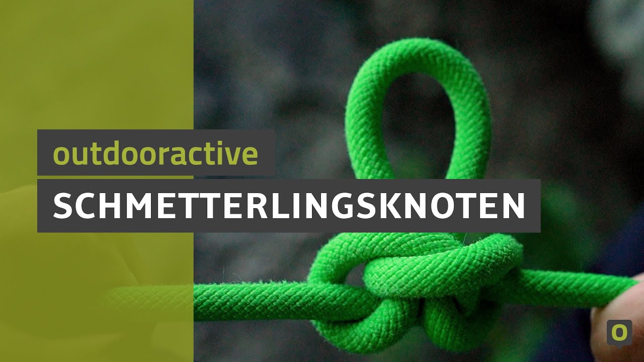Schmetterlingsknoten - Anleitung