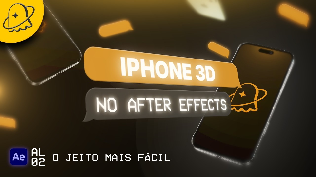 O melhor IPHONE 3D para AFTER EFFECTS de 2025 (usando o Element 3D)