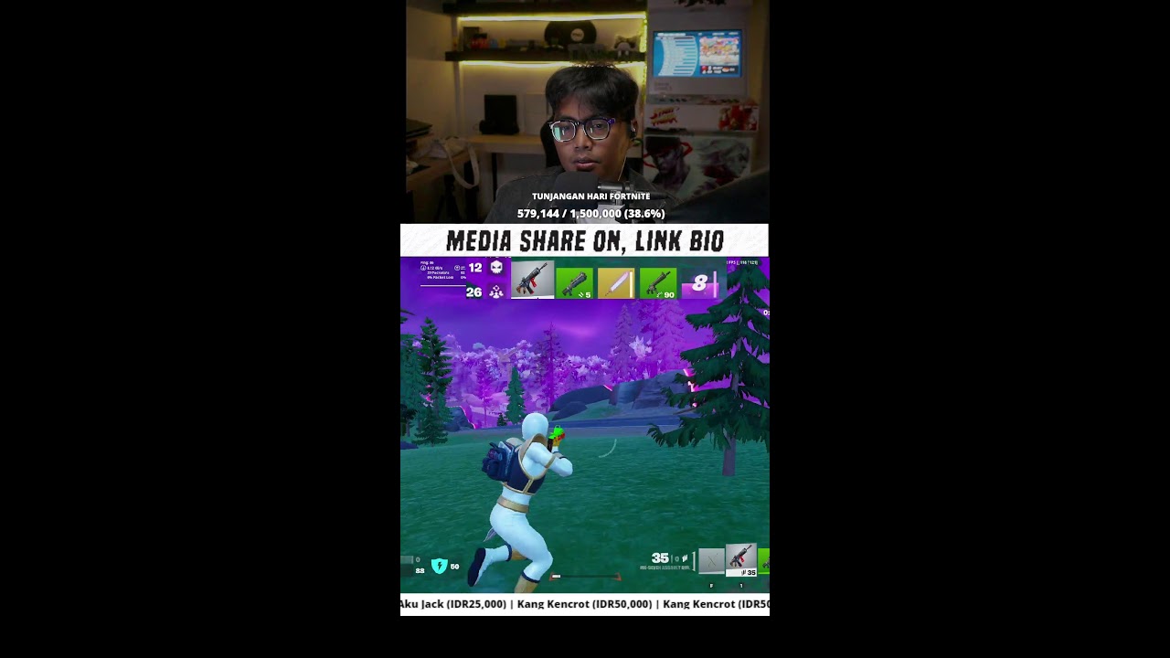 MAIN FORTNITE ZERO BUILD YUK! EP14 DUAL STREAM