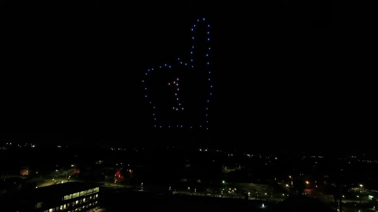 Sign lighting at Protective Stadium in Birmingham