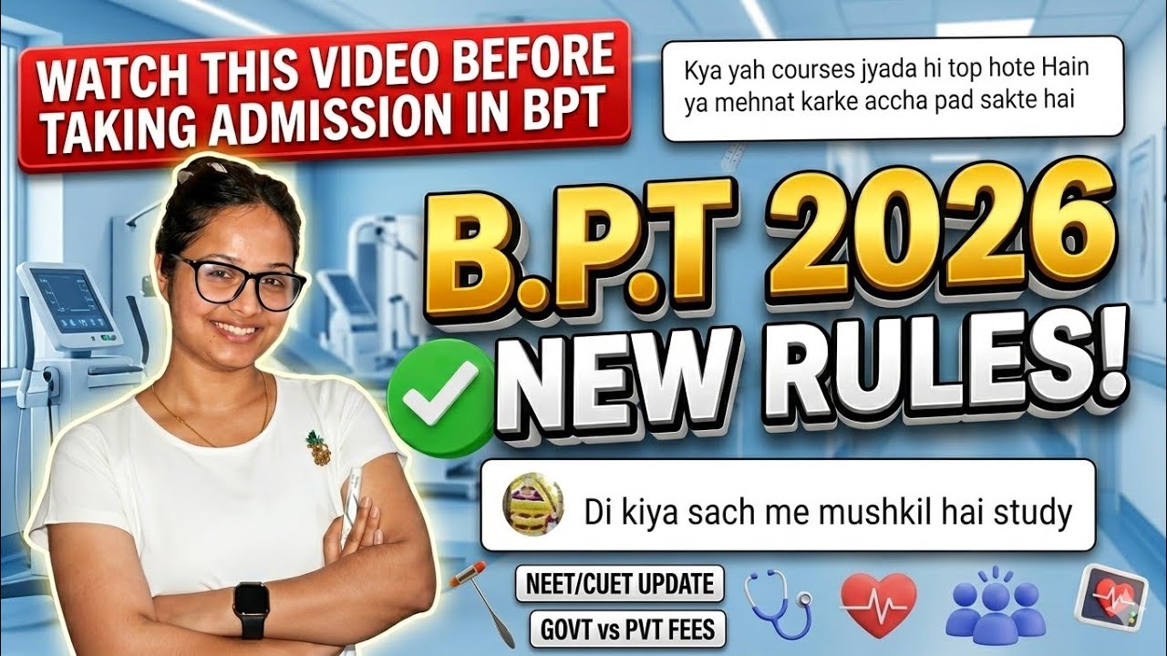 The Ultimate Guide to Choosing Physiotherapy as a Career! BPT Course Overview, Eligibility & Scope