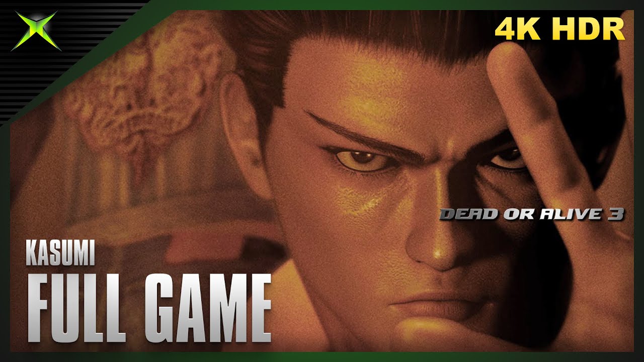 Dead or Alive 3 (Kasumi) | Full Game Walkthrough 4K HDR | No Commentary
