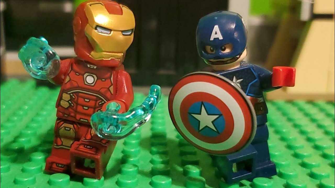 Captain America vs. Iron Man - Lego Marvel Stop Motion (Read Description Please)