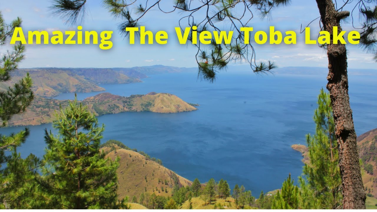 Amazing !!! The View Toba Lake North Sumatra Indonesia 4K Video