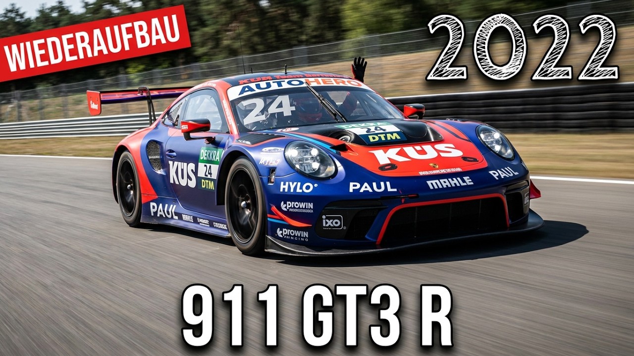 Wiederaufbau des Porsche 911 GT3 R DTM 2022 Thomas Preining Teil 1-3 🏁🏆 / KraftStoff tv MOTORSPORT