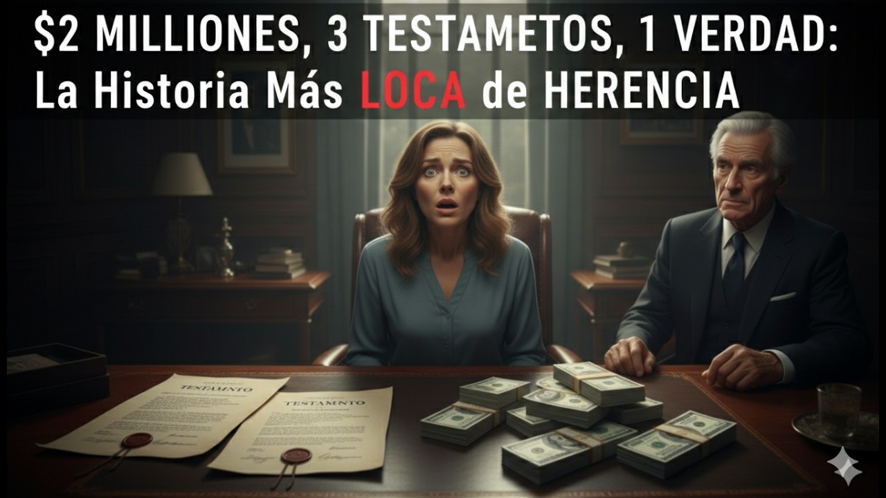 $2 MILLONES, 3 TESTAMENTOS, 1 VERDAD: La Historia Más LOCA de HERENCIA