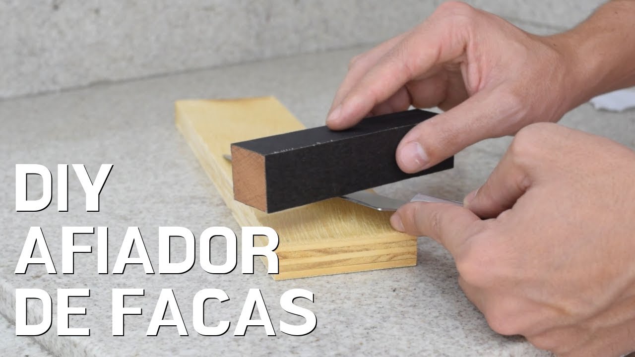 Como fazer um afiador de facas super barato