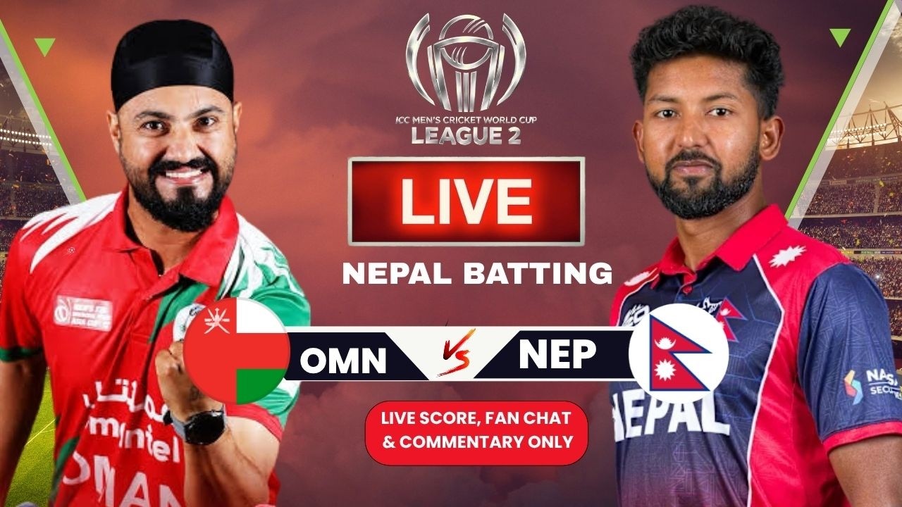 NEPAL vs OMAN | NEPAL GIVE 264 RUNS TARGET | LIVE SCORE & BALL BY BALL COMMENTARY ONLY| NEP vs OMA