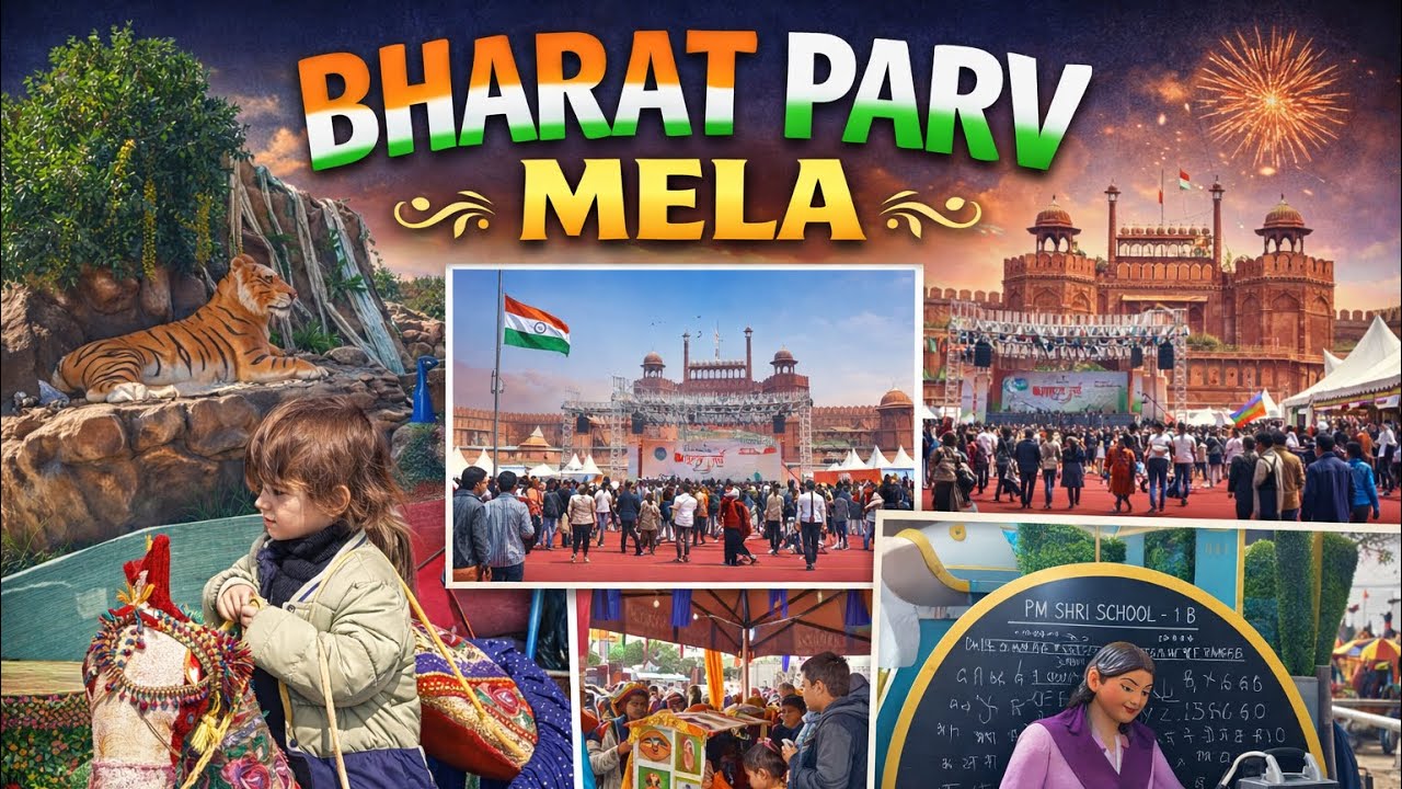 Bharat Parv Mela 2026 | Red fort #vlog #delhi 