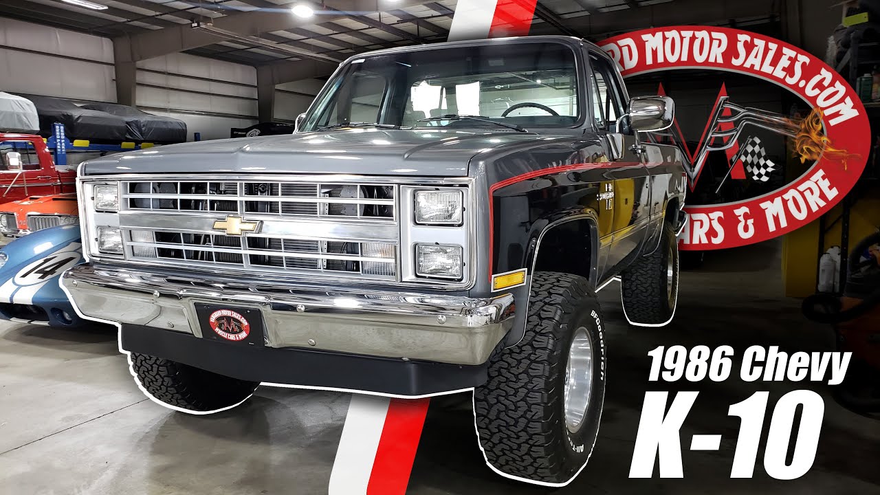 1986 Chevrolet K-10 Pickup Restomod For Sale Vanguard Motor Sales #4578