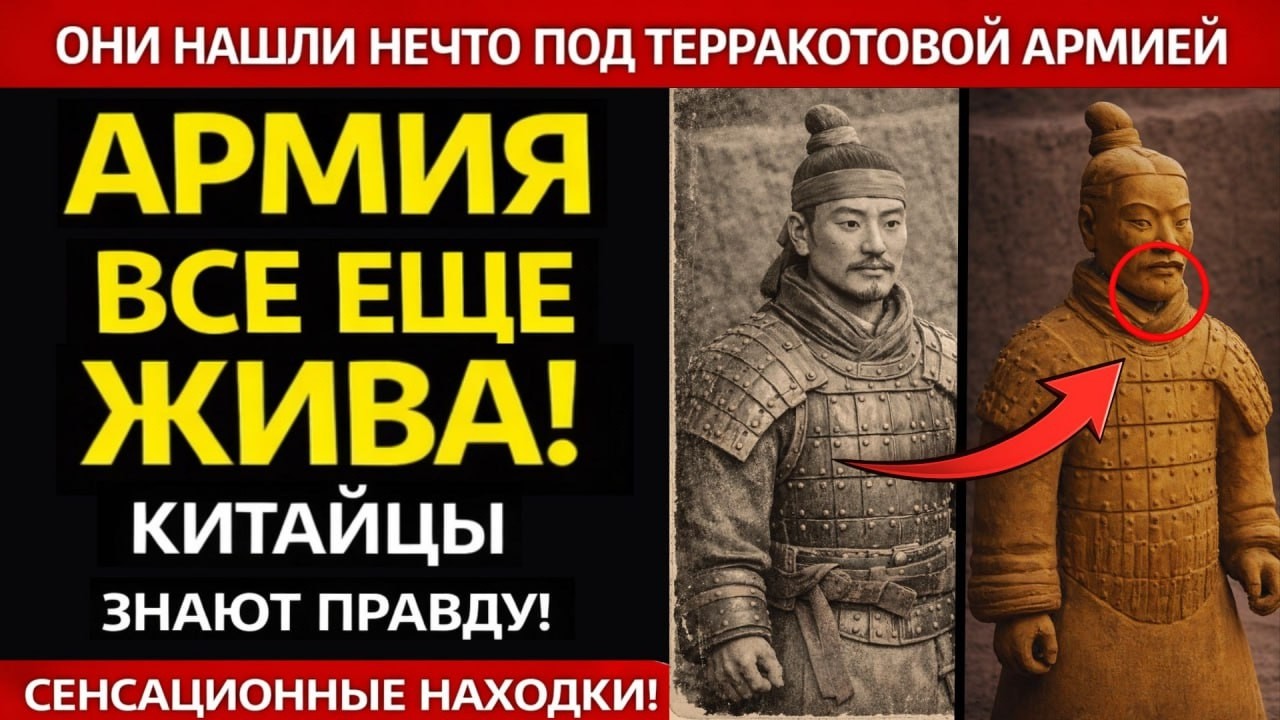 Под ТЕРРАКОТОВОЙ АРМИЕЙ Нашли То, Что ЗАПРЕТИЛИ Показывать. Почему Китай не даёт вскрыть гробницу .