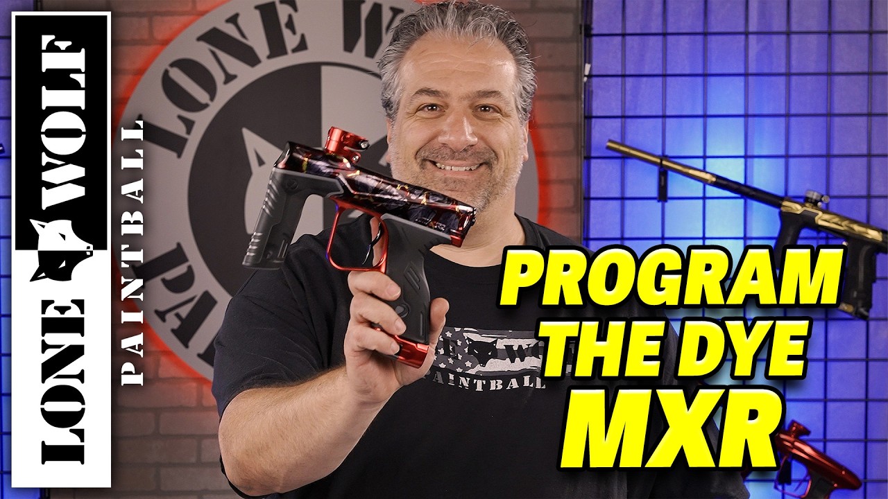 How to Program the Dye MXR Paintball Gun | Lone Wolf Paintball