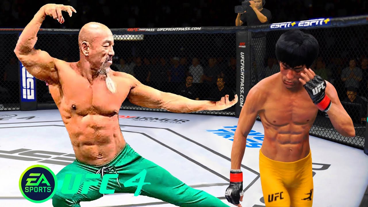 UFC4 Bruce Lee vs Green Shadow EA Sports UFC 4 PS5
