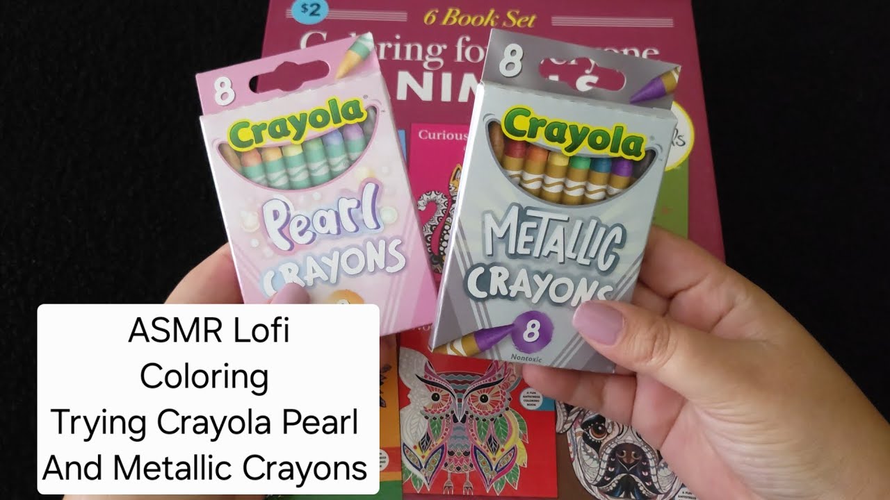 ASMR• Lofi• Coloring•  Crayola Pearl and Metallic Crayons• Soft-spoken