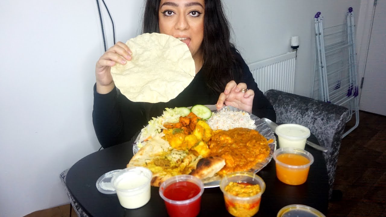 HUGE INDIAN FOOD FEAST MUKBANG