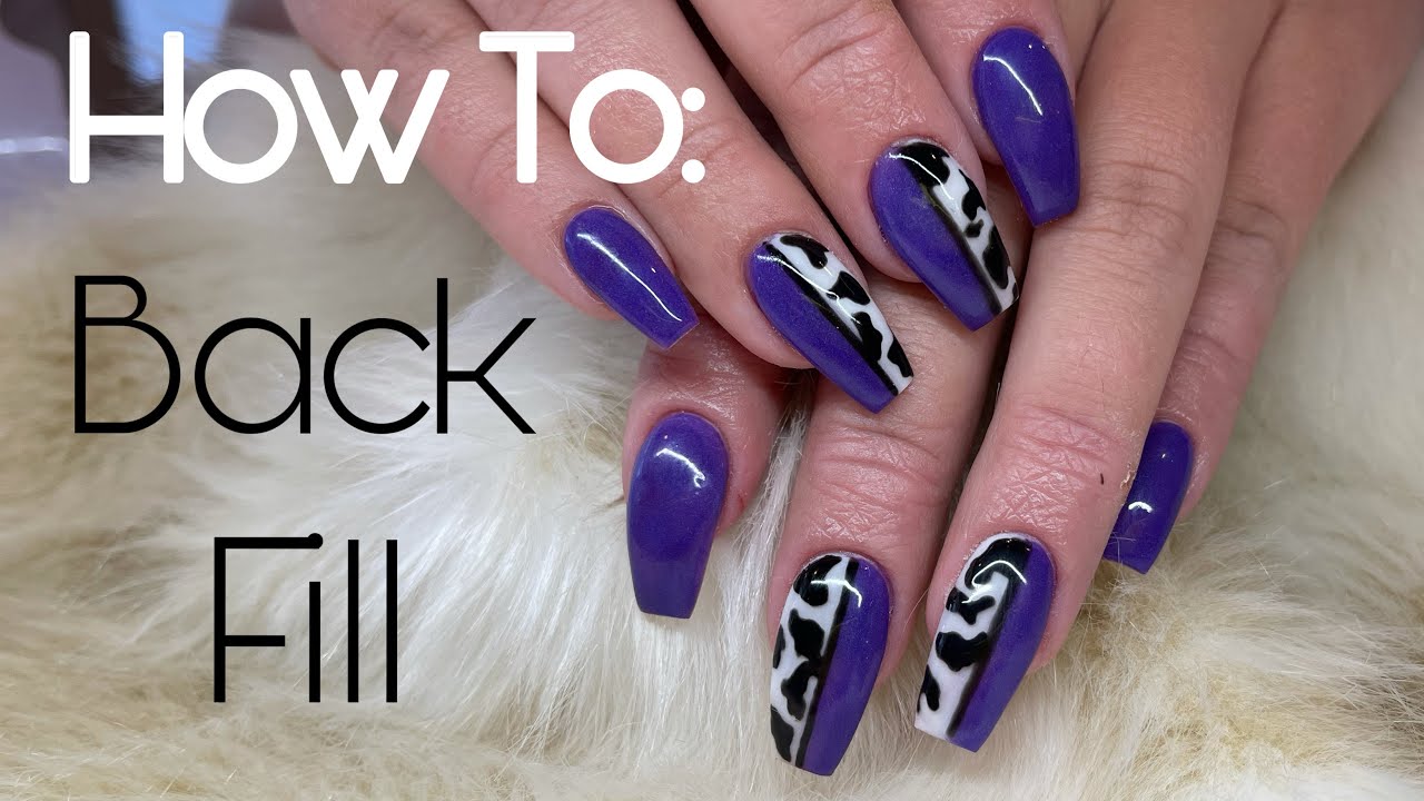 Super Easy Cow Print Nail Tutorial | In Depth Backfill