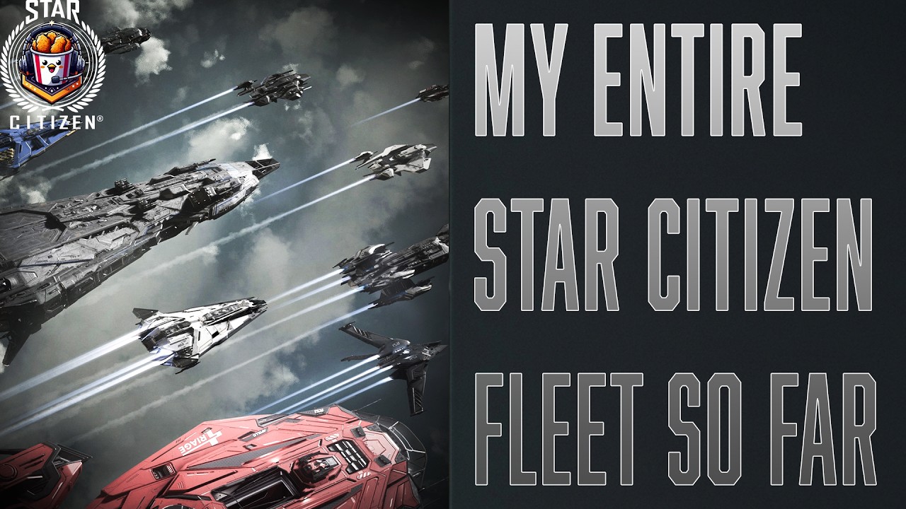 Весь мой флот на данный момент в Star Citizen