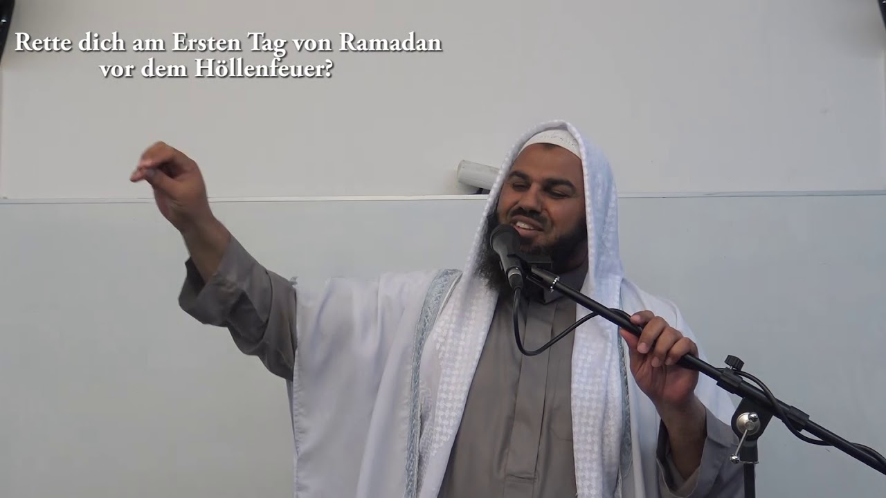 Rette dich am Ersten Tag von Ramadan vor dem Höllefeuer