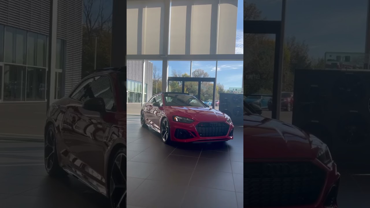 New 2024 Audi RS 5 2.9T Coupe in Progressive Red Metallic 🔥 | Audi Freehold #shorts