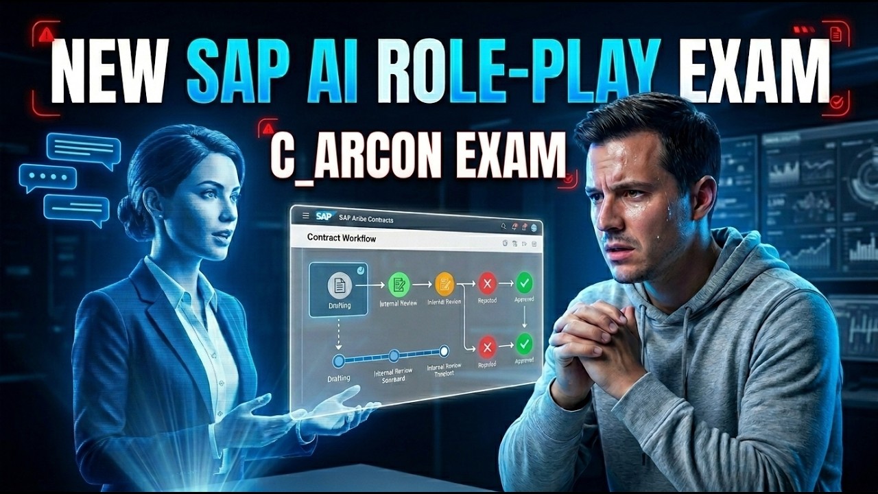 Подготовка к экзамену SAP C_ARCON 2026 | Разбор реальных AI-сценариев ролевых игр | Контракты SAP...