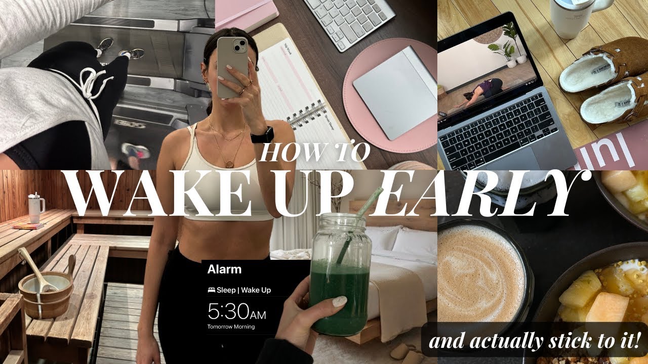 BECOMING A MORNING PERSON CHANGED MY LIFE... here's how you can do it (and stick to it!!)