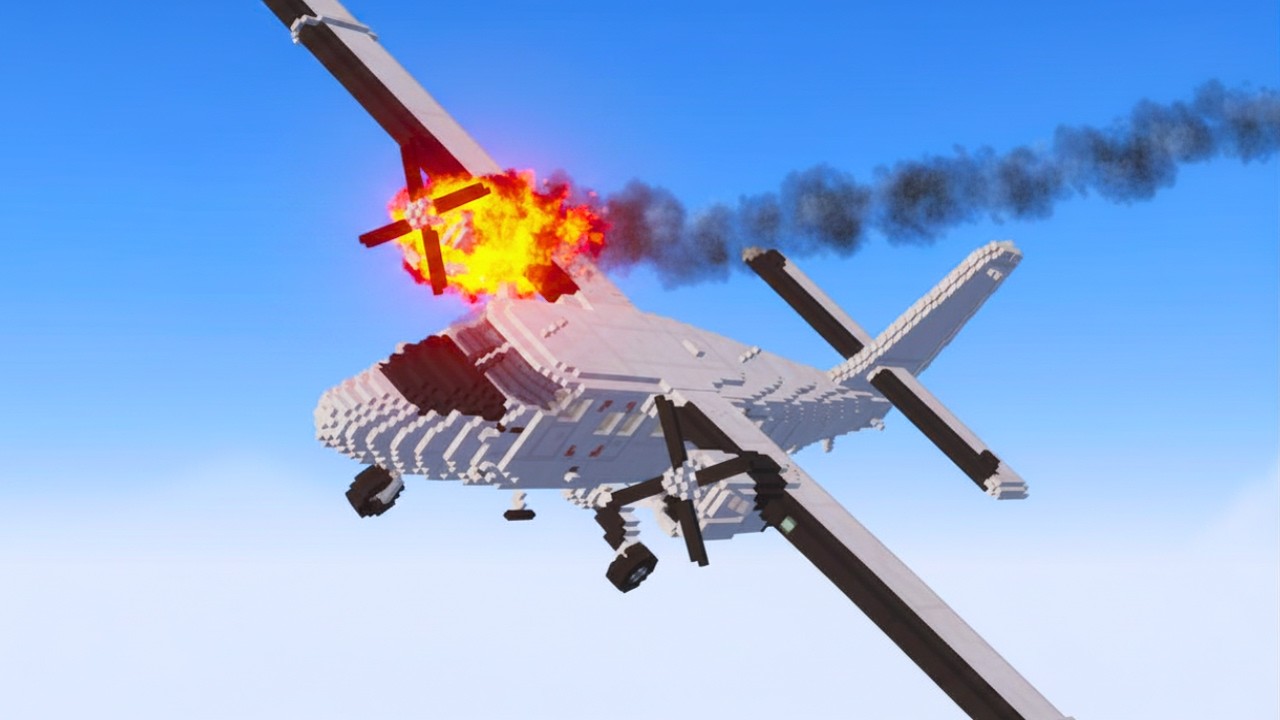 Realistic Airplane Crashes and Shootdowns #2 | Teardown
