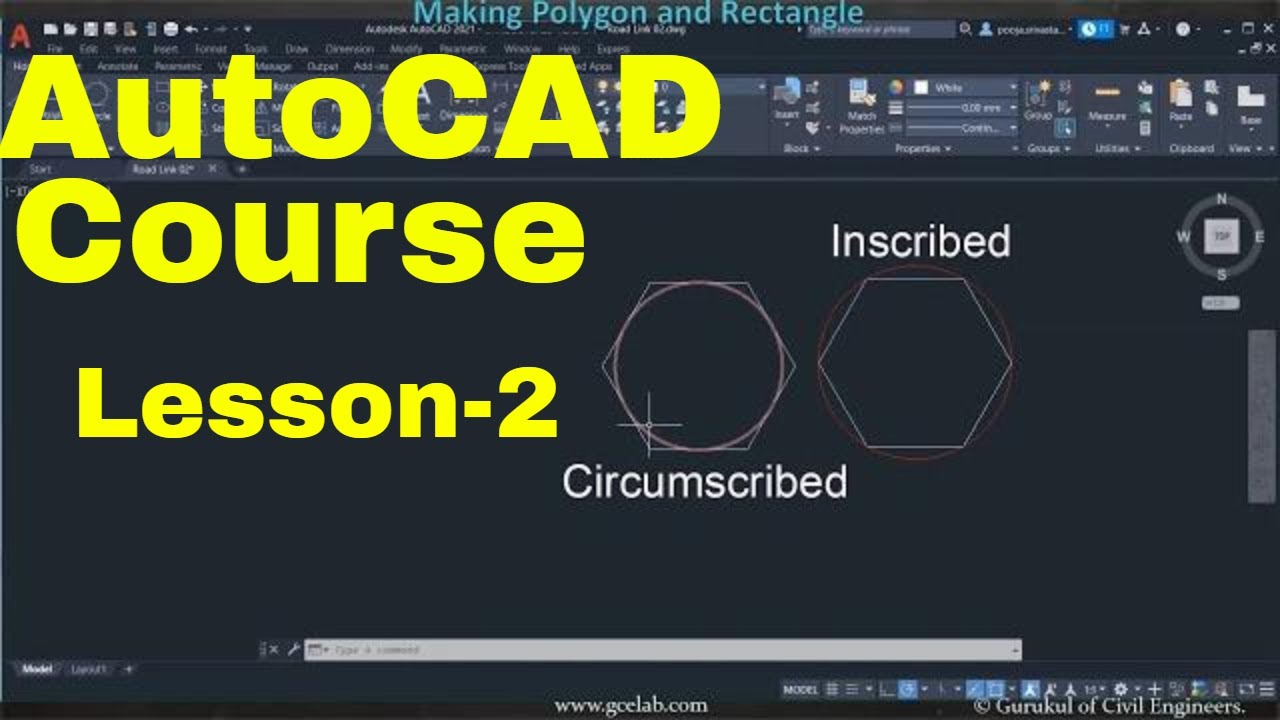 AutoCAD Courses for all levels - Lesson 2