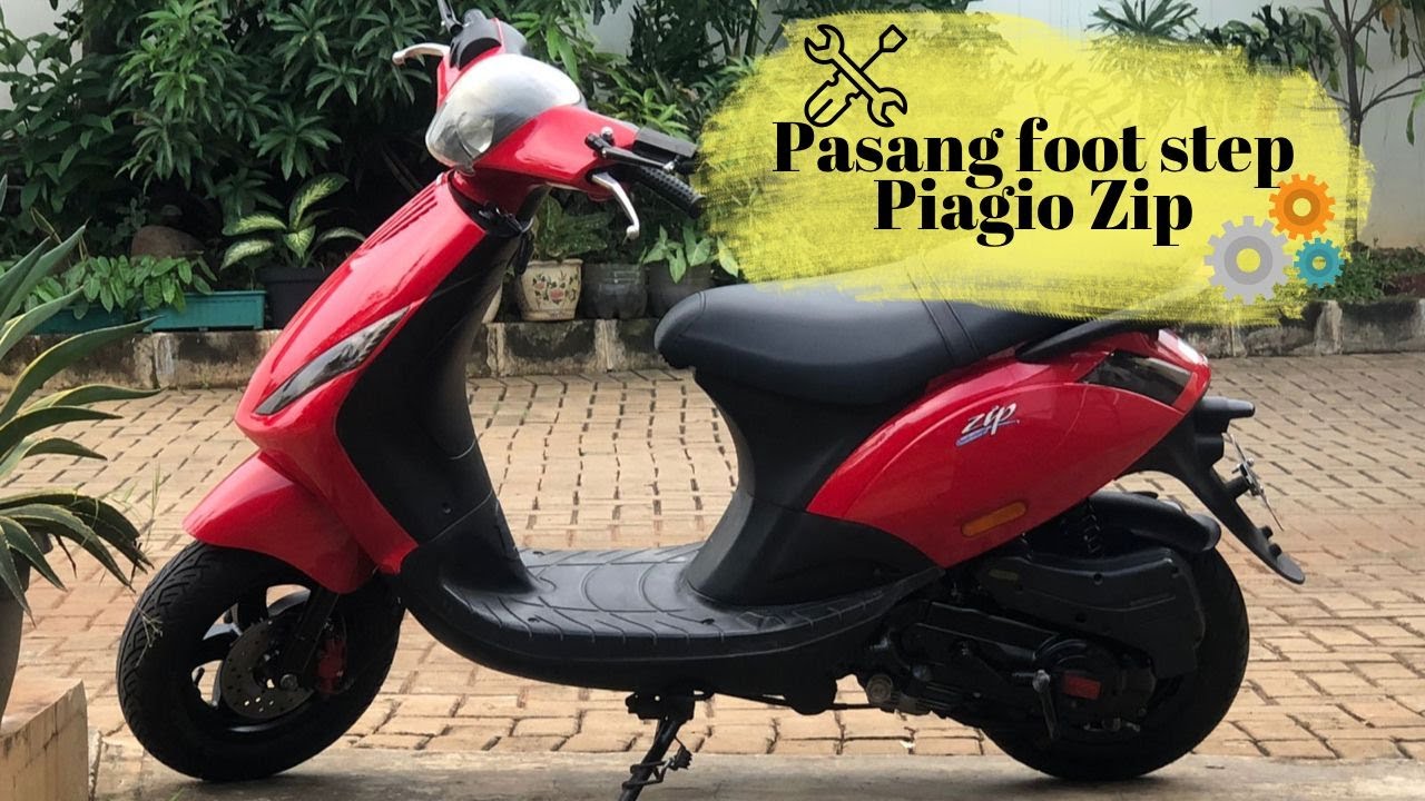 Tutorial pemasangan penambahan footstep piaggio zipp