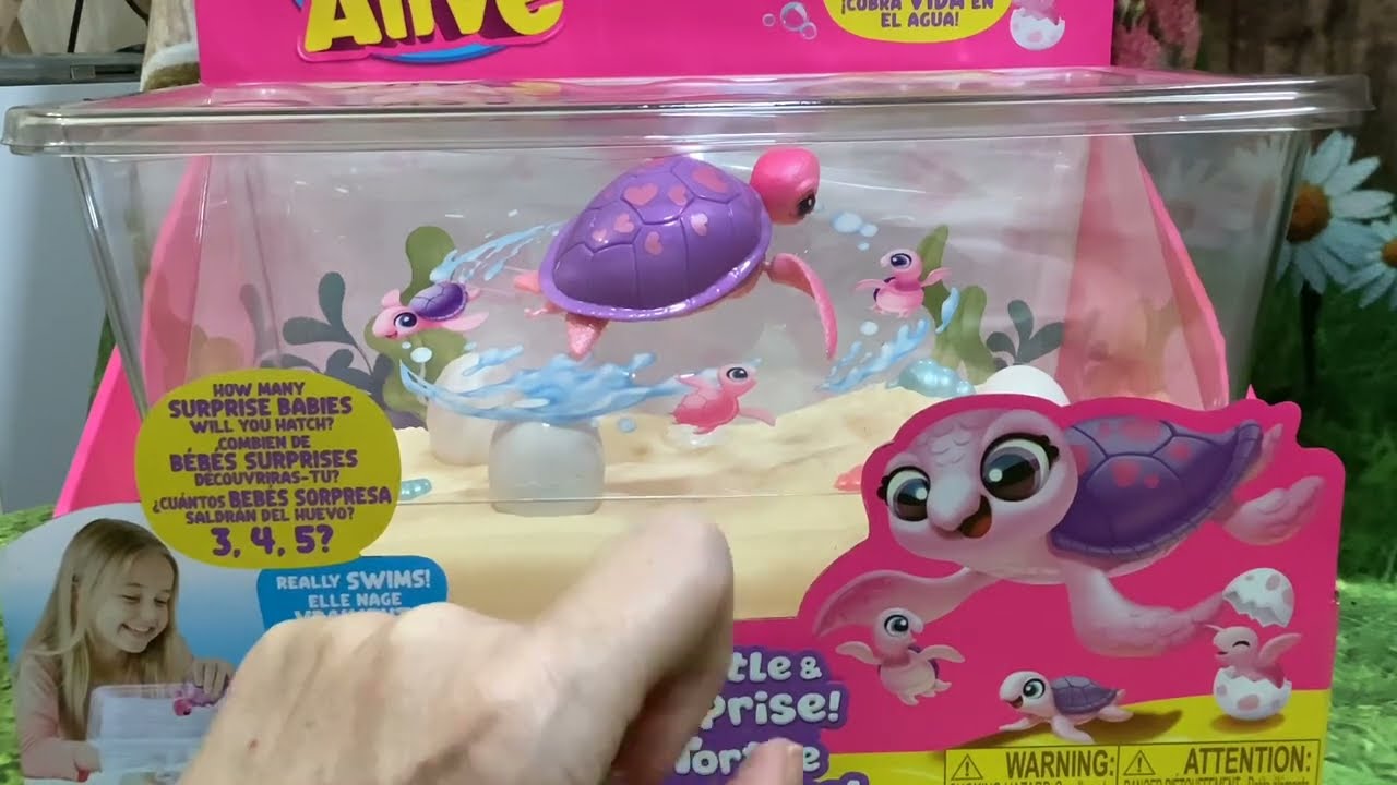 Интерактивные аниматронные игрушки 2025: Pets Alive Mama Turtle Surprise от ZURU. Распаковка демо...