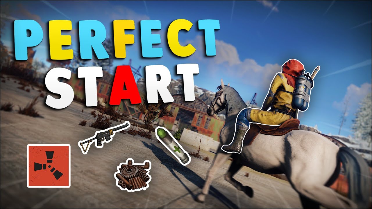 The WIPE DAY CLUTCH that GAVE ME a PERFECT START! - Rust Solo Survival #1