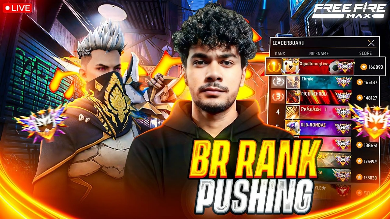 🔴 LIVE | Top 1 Grandmaster Push 🔥 | Free Fire Shorts Live #shorts #shortslive #freefire