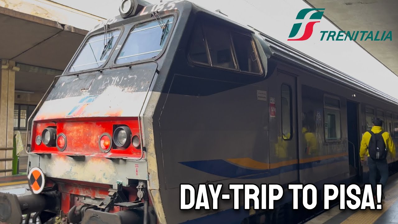 Train from Florence to Pisa! | Trenitalia Regionale Veloce | Firenze SMN - Pisa Centrale