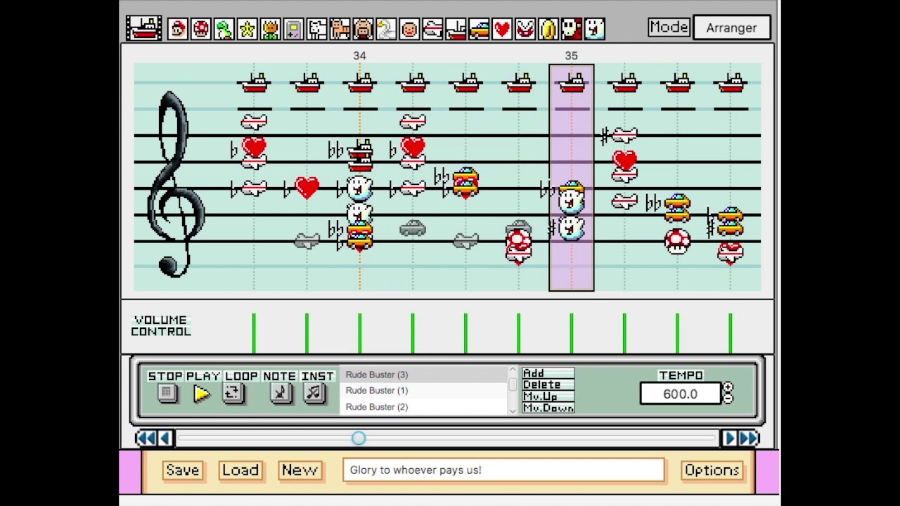 Mario Paint | Rude Buster - Deltarune