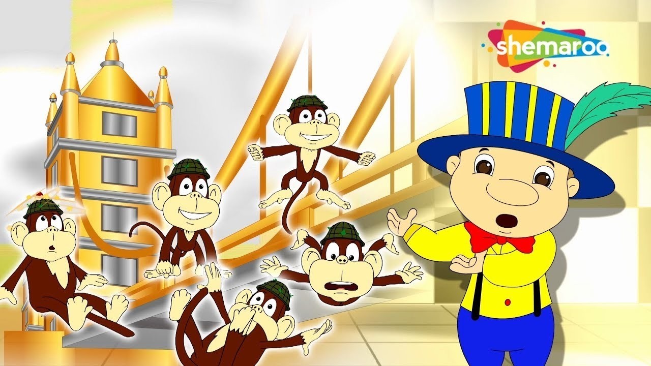 Five Little Monkeys & More Nursery Rhymes | Rhymes For Kids | @shemarookidsjunior