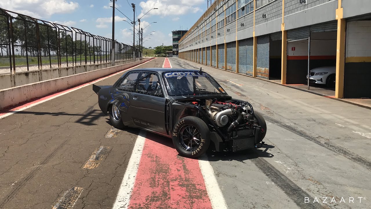 TREINO COM O CHEVETTE GODZILLA *empinou*