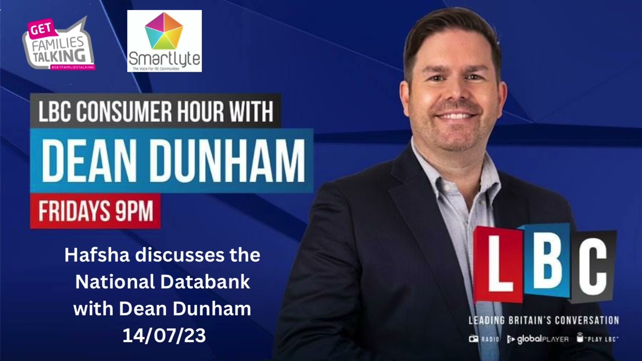 Hafsha talks about the National Databank with Dean Dunham on the @LBCOfficial