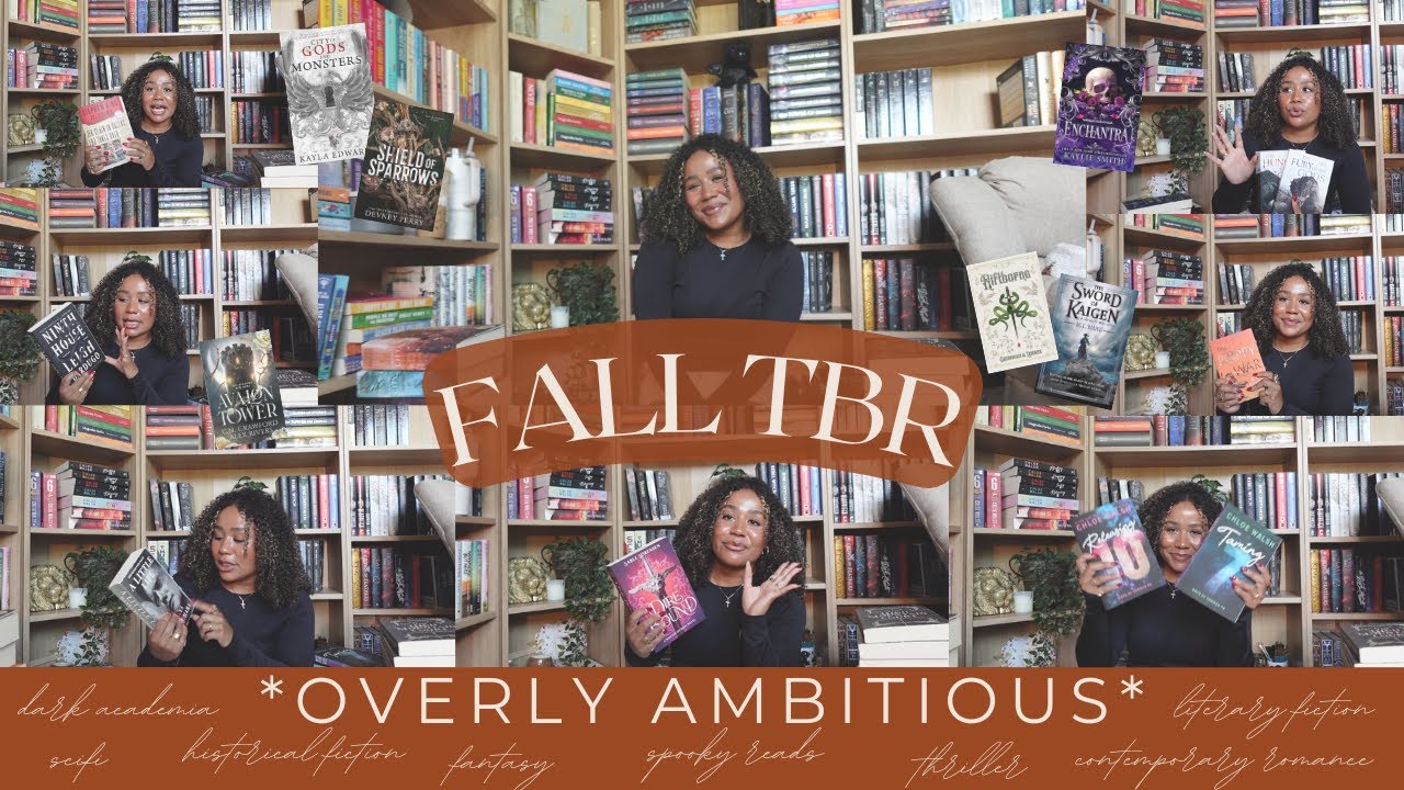 Overly Ambitious FALL 70+ book tbr 🤎🧸🕯️📖✨🍂