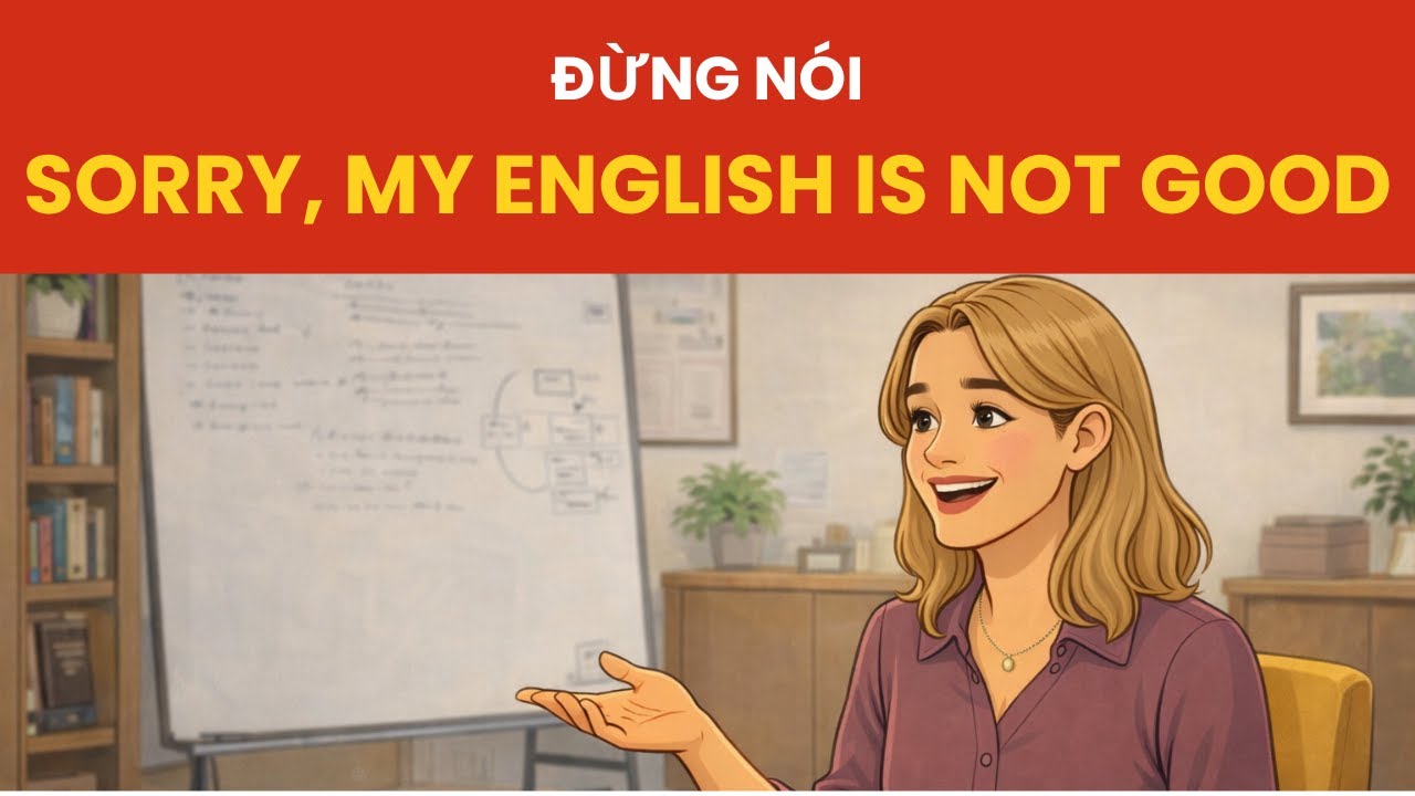 Đừng Nói “Sorry, My English Is Not Good” Nữa | Hãy Nói Điều Này Thay Thế!