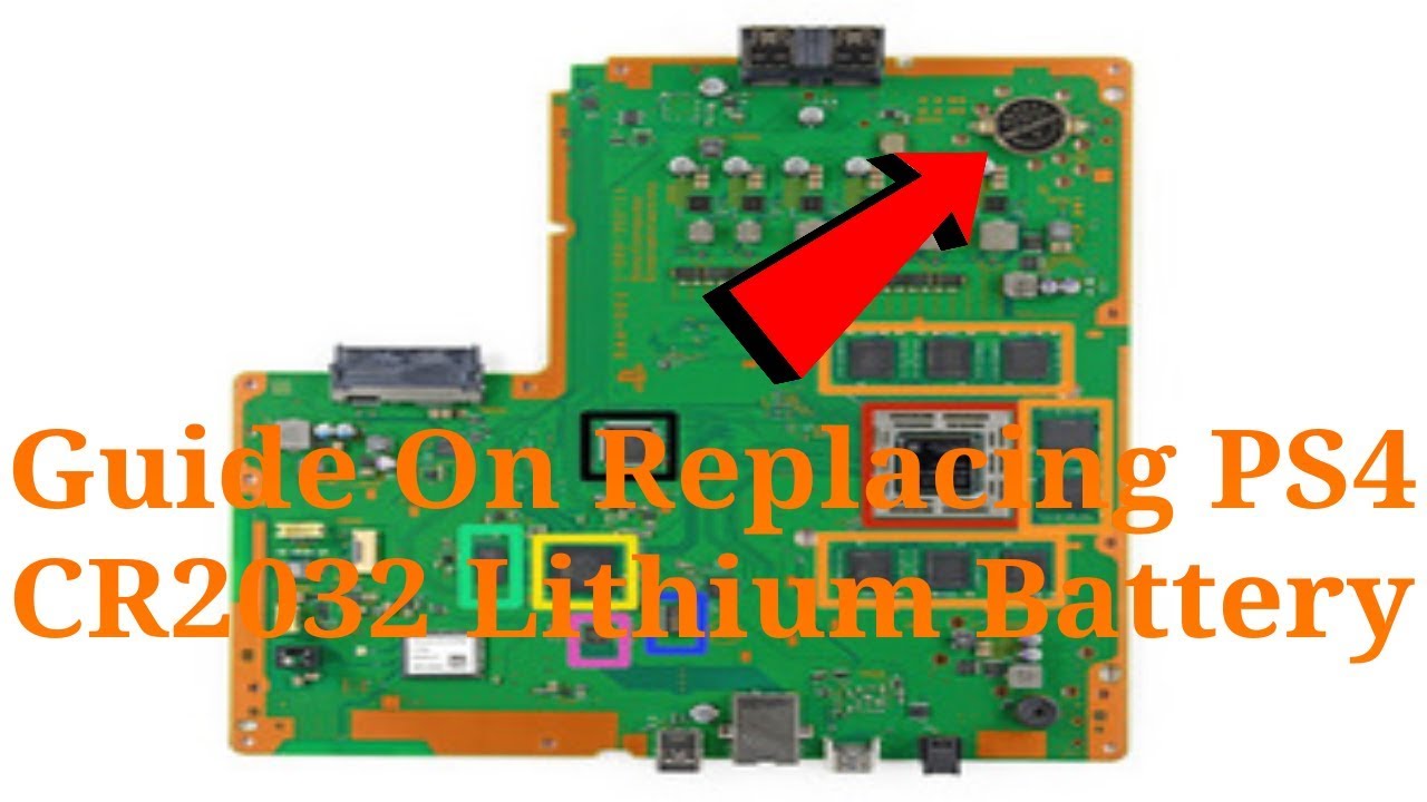 TUTORIAL-How To Replace Any PS4's CR2032 Lithium Battery Full Guide!