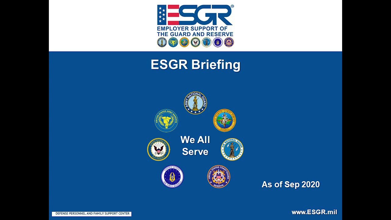 ESGR USERRA Training Brief