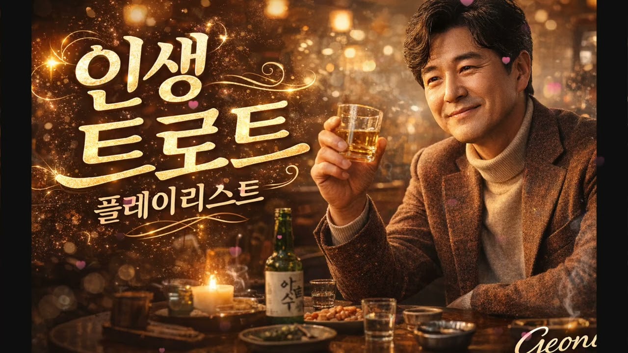 인생 트로트 플레이리스트 🎤한잔하며 듣는 인생 노래 | 위로가 되는 감성 음악