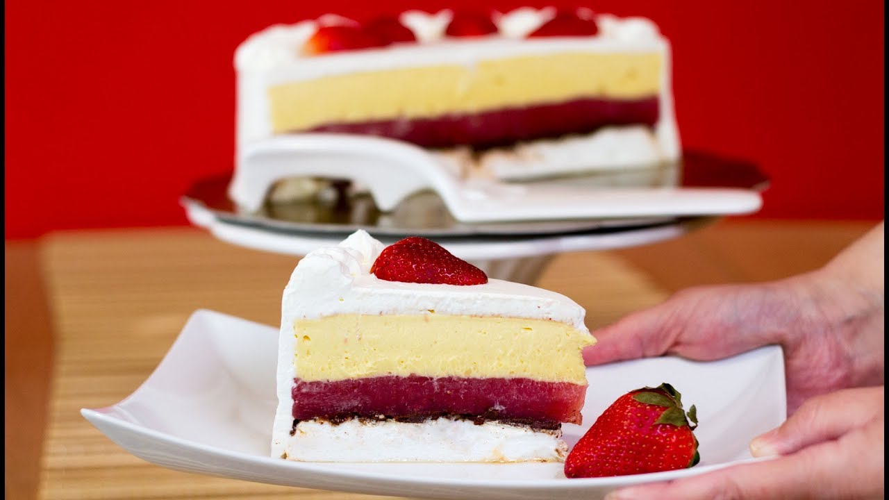 Kapri torta s jagodama koju sam pravila za rođendan